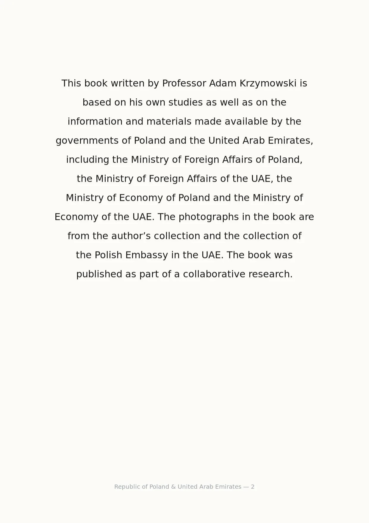 صفحة 2 من Republic of Poland & United Arab Emirates